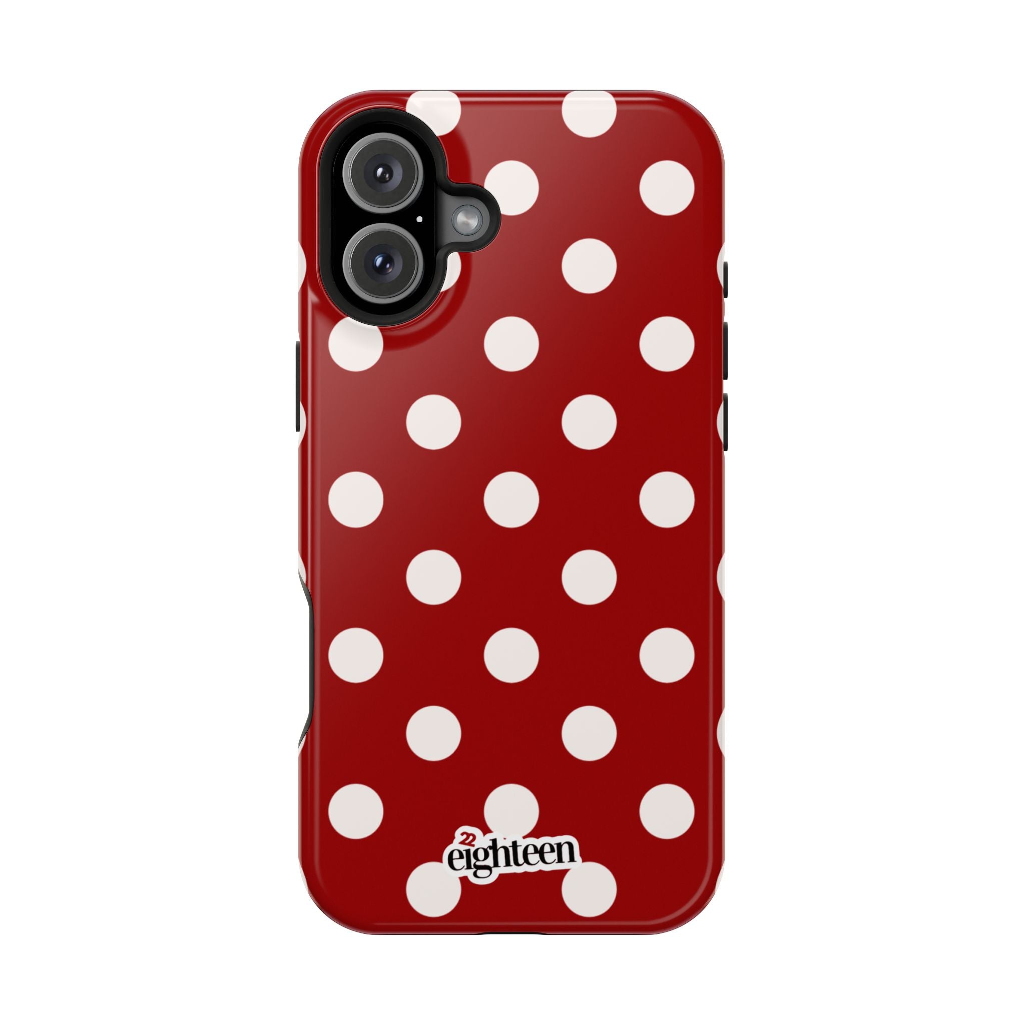 Crimson & Cream Dot Theory MagSafe Tough Case