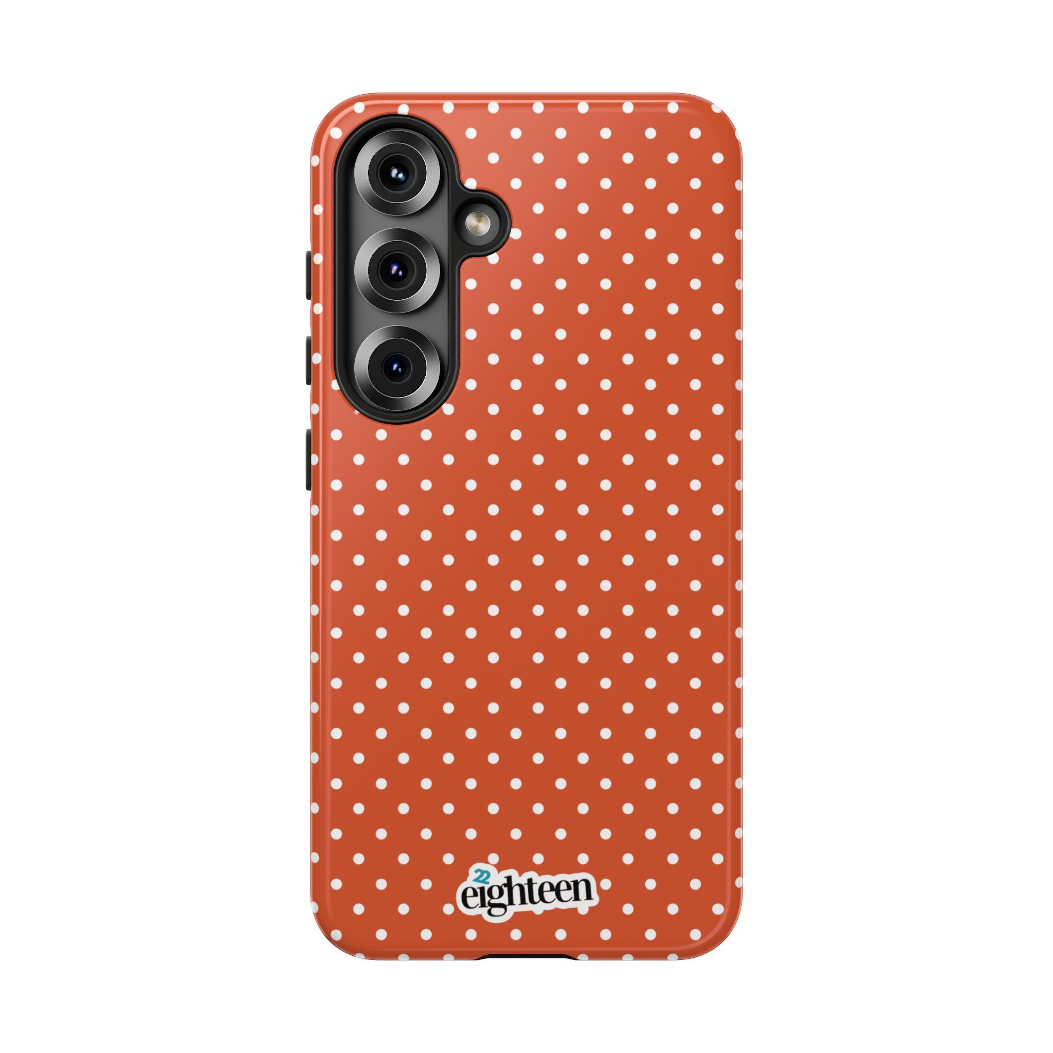 Harvest Orange Dotty Tough Phone Case