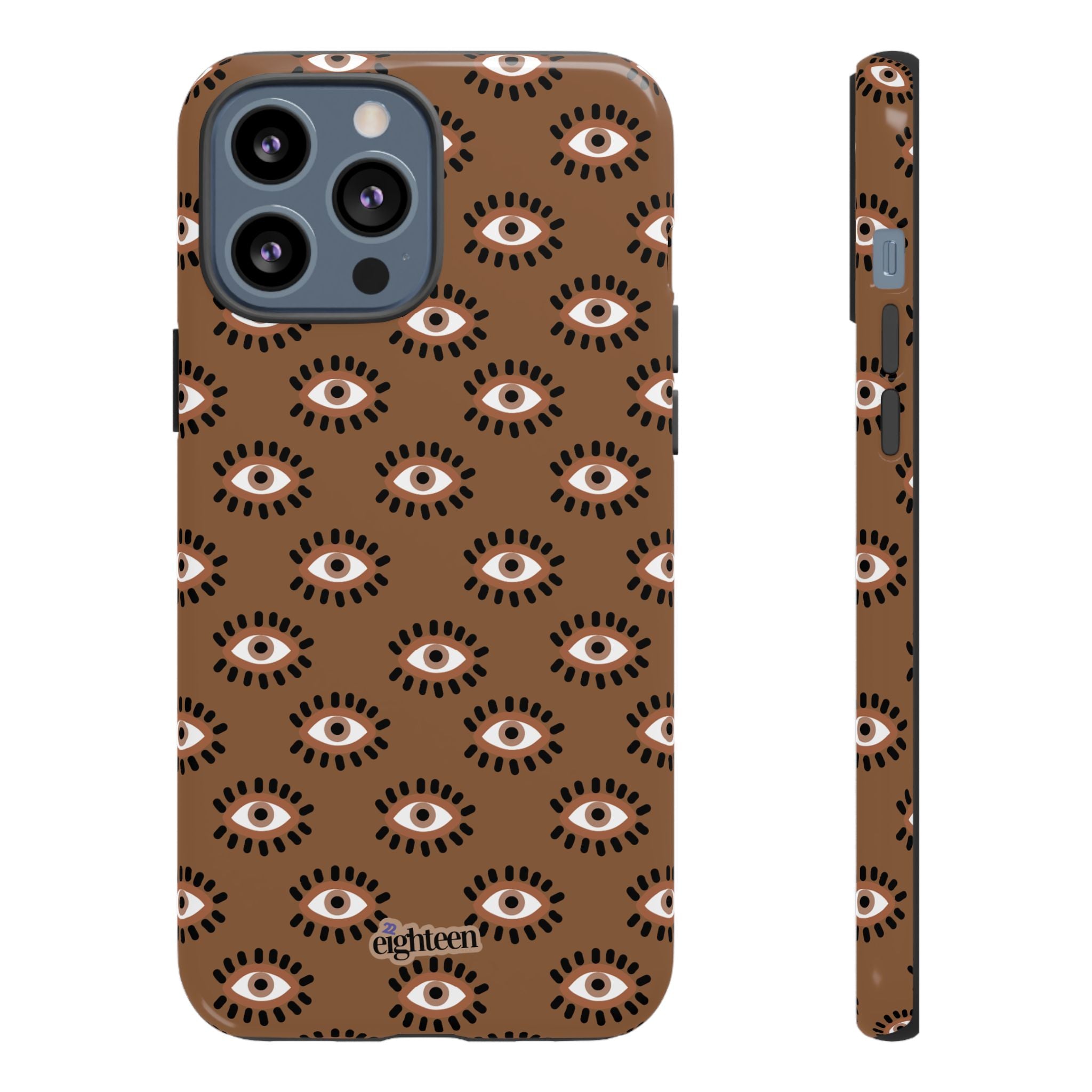 Brown Gaze Tough Phone Case