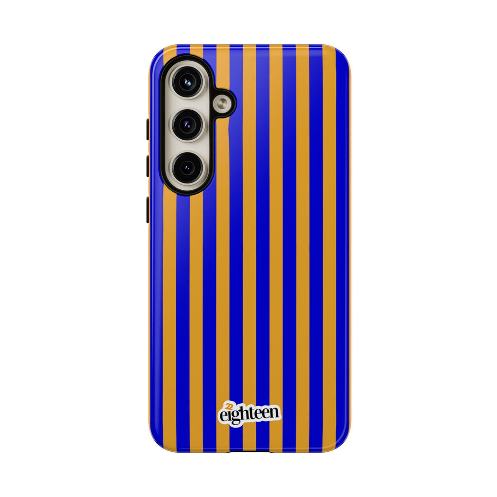 Royal Blue & Gold Baseline Phone Case