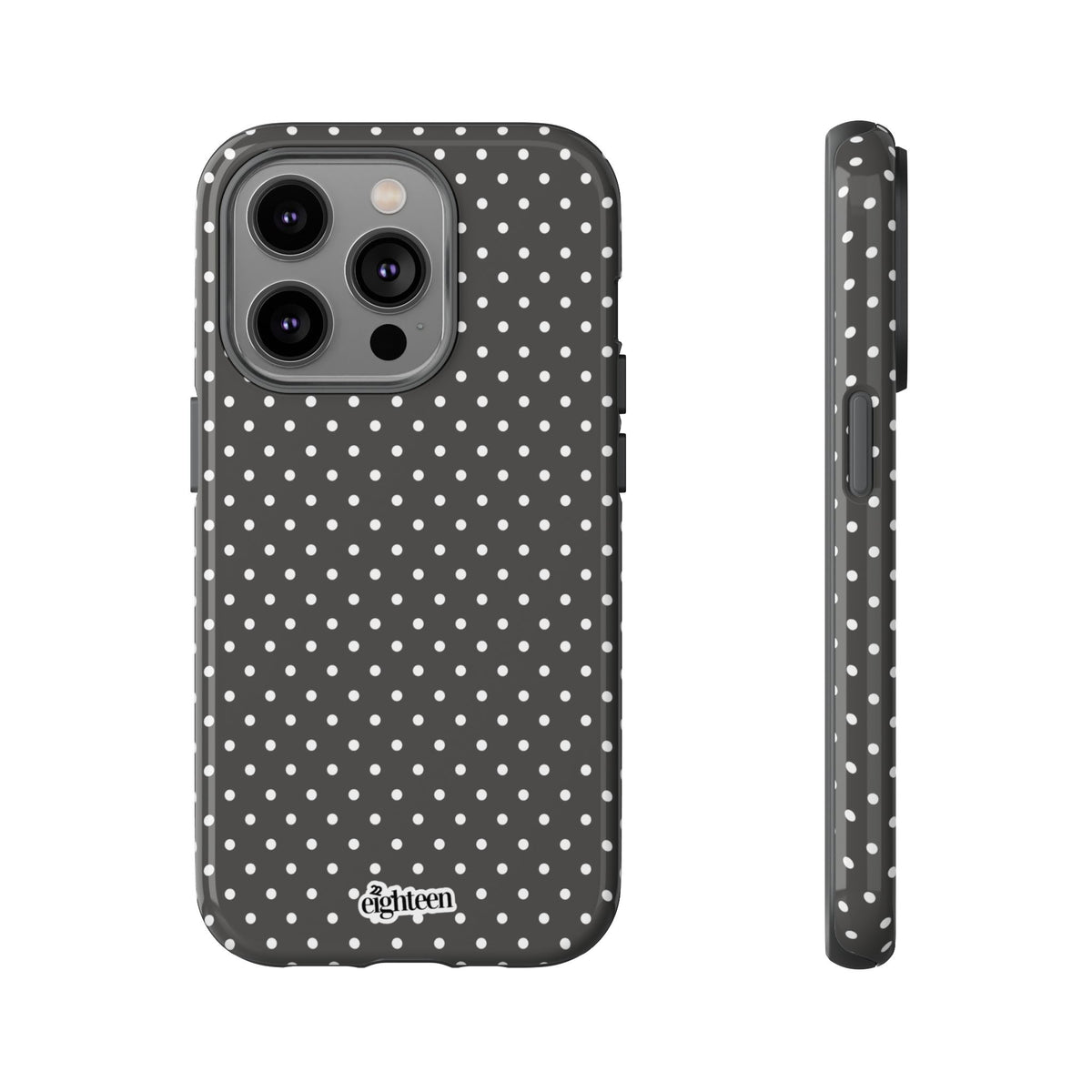 Charcoal Dotty Phone Case