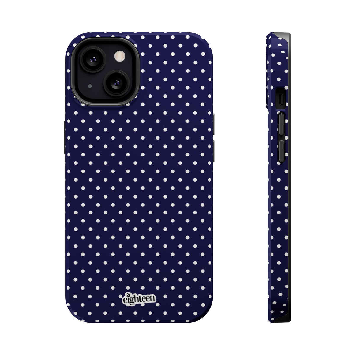 Deep Blue Dotty MagSafe Phone Case