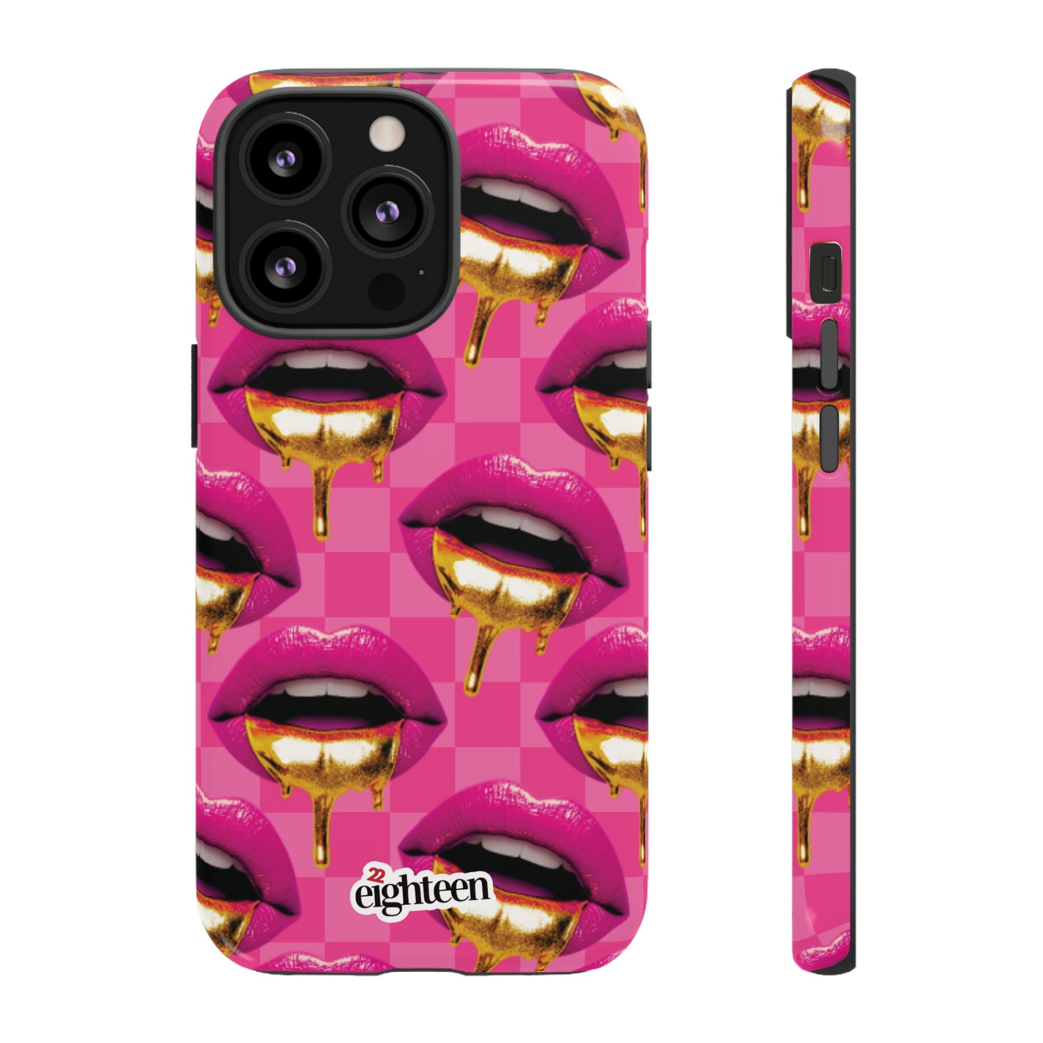 Pink Ms Pouty Tough Phone Case