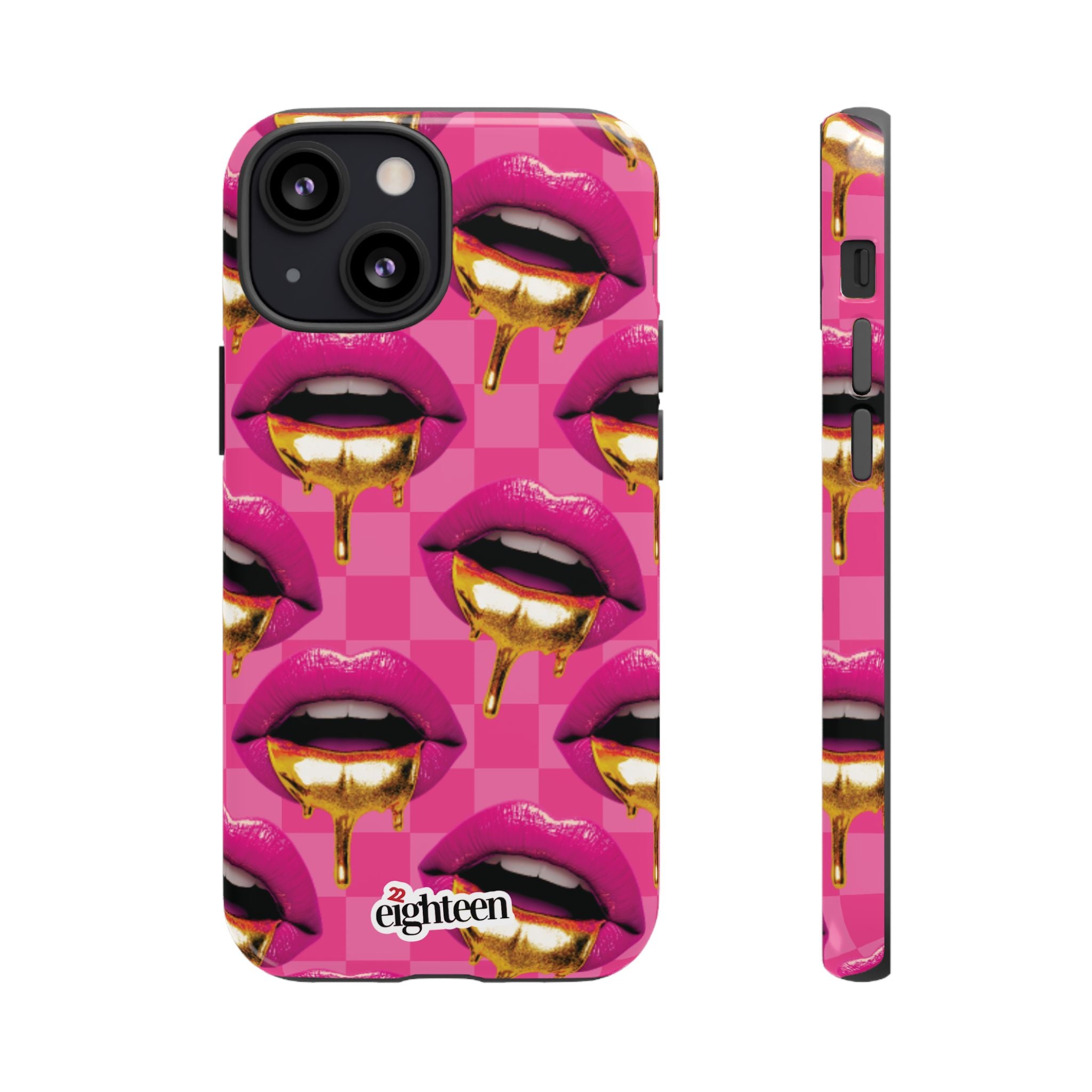 Pink Ms Pouty Tough Phone Case