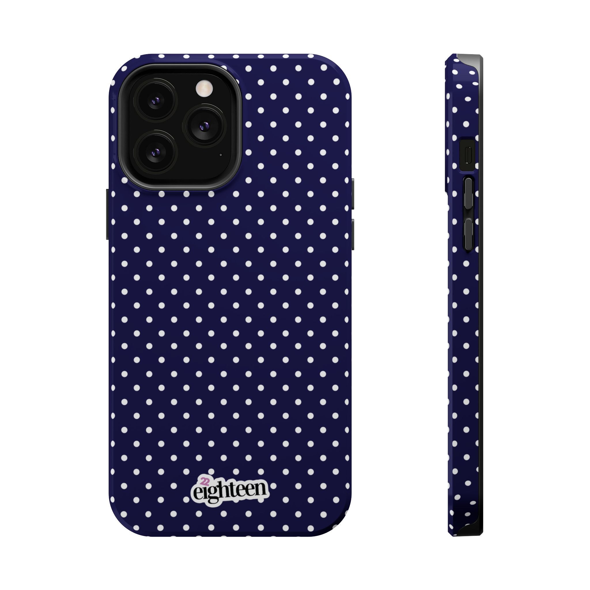 Deep Blue Dotty MagSafe Tough Case