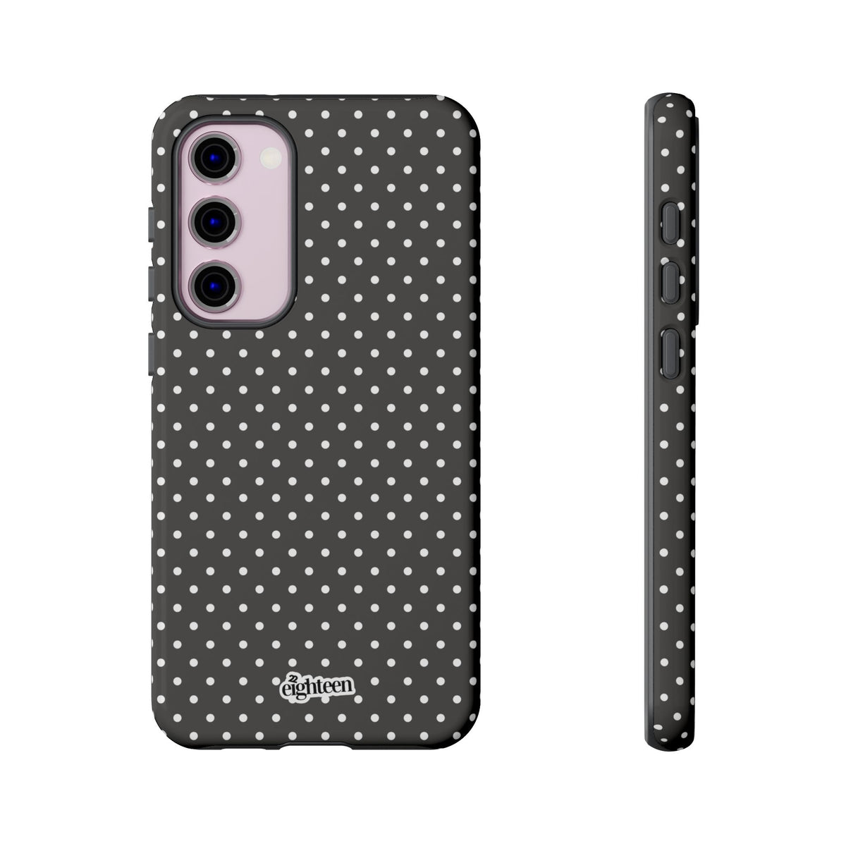 Charcoal Dotty Phone Case