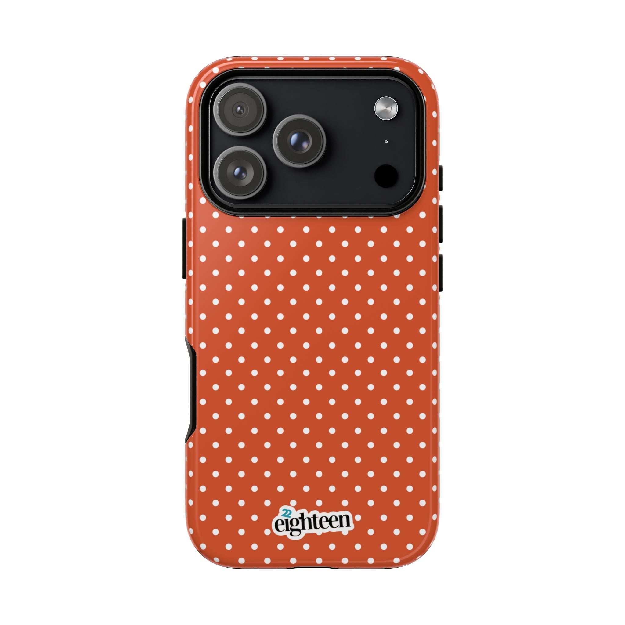 Harvest Orange Dotty Tough Phone Case