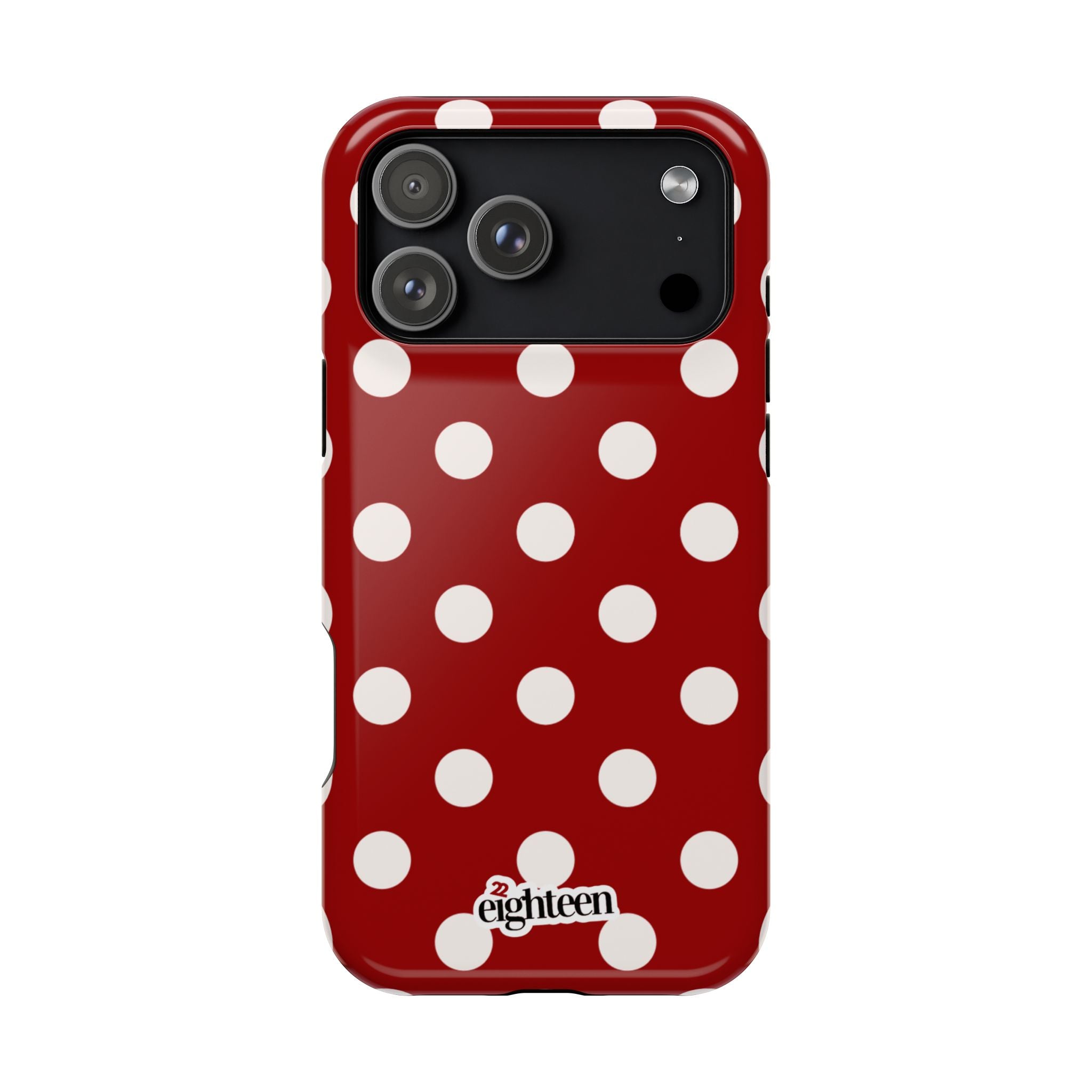 Crimson & Cream Dot Theory MagSafe Tough Case