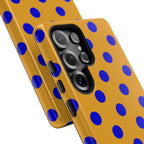Royal Blue & Gold Dot Theory Phone Case
