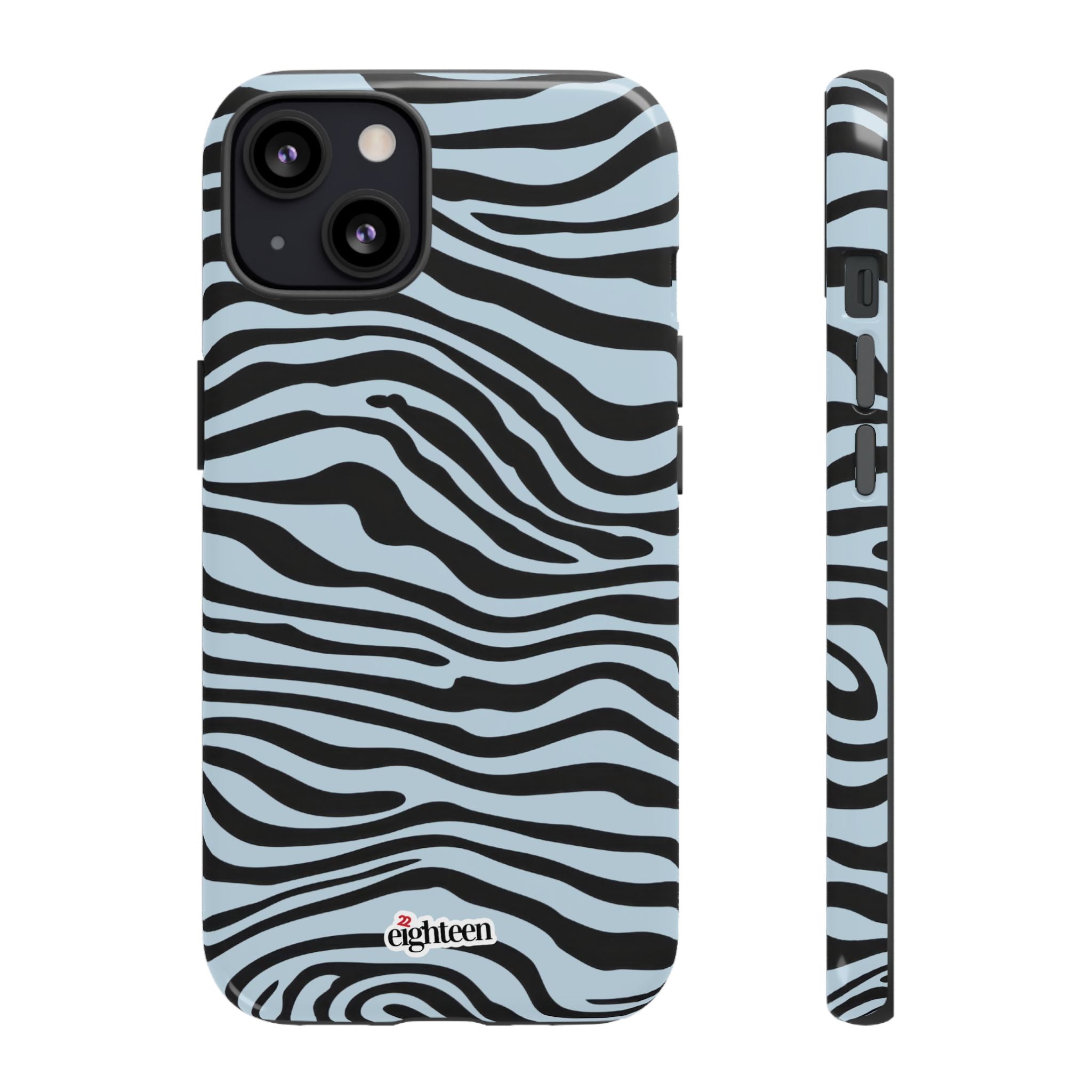 Blue Saharan Stripe Tough Phone Case
