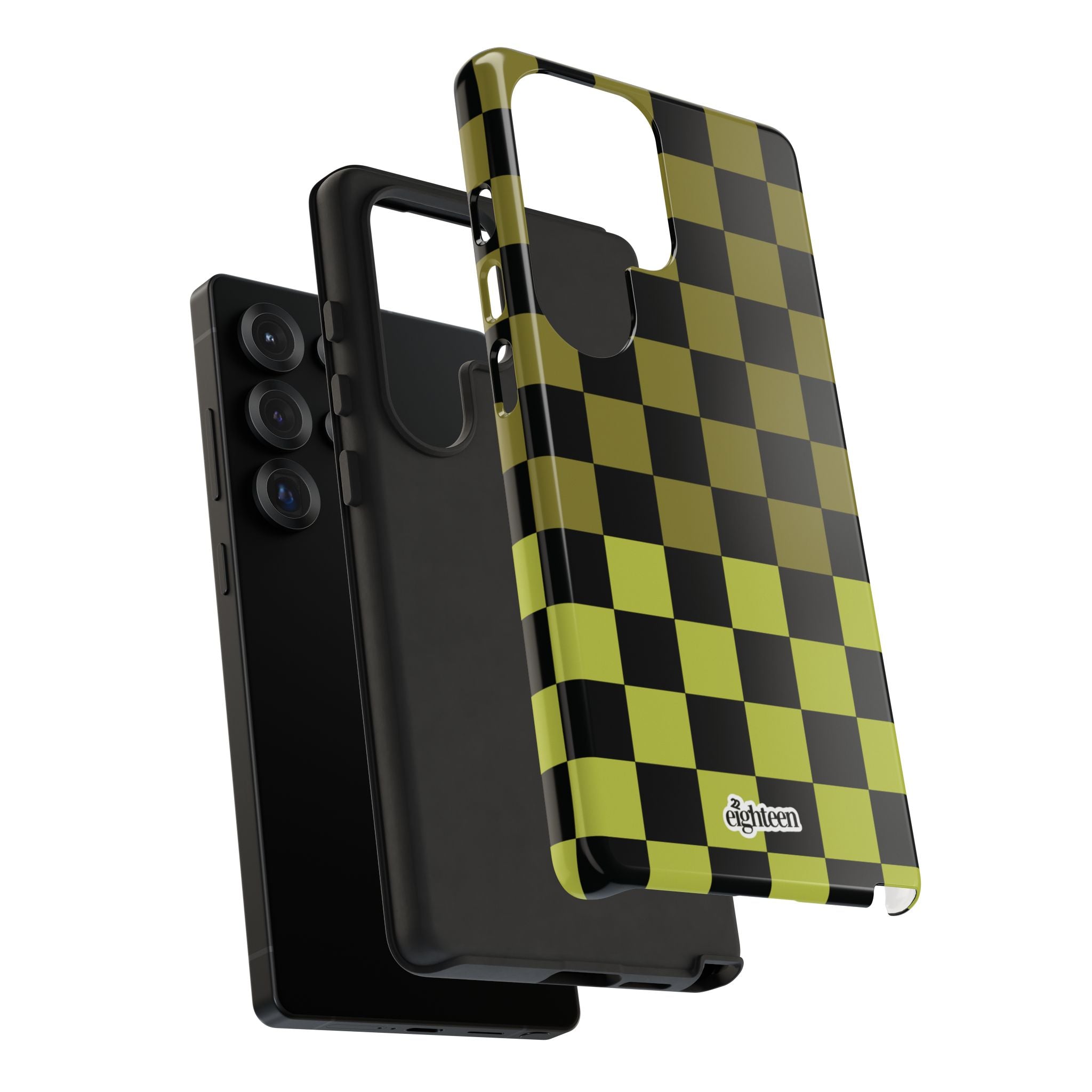 Split the Check Tough Phone Case