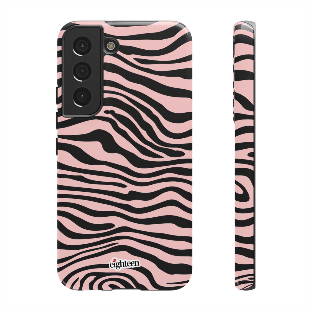 Pink Saharan Stripe Tough Phone Case