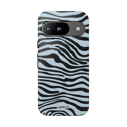 Blue Saharan Stripe Tough Phone Case