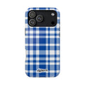 Royal Blue & White Interlude MagSafe Phone Case