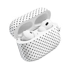 White Dotty AirPods Case