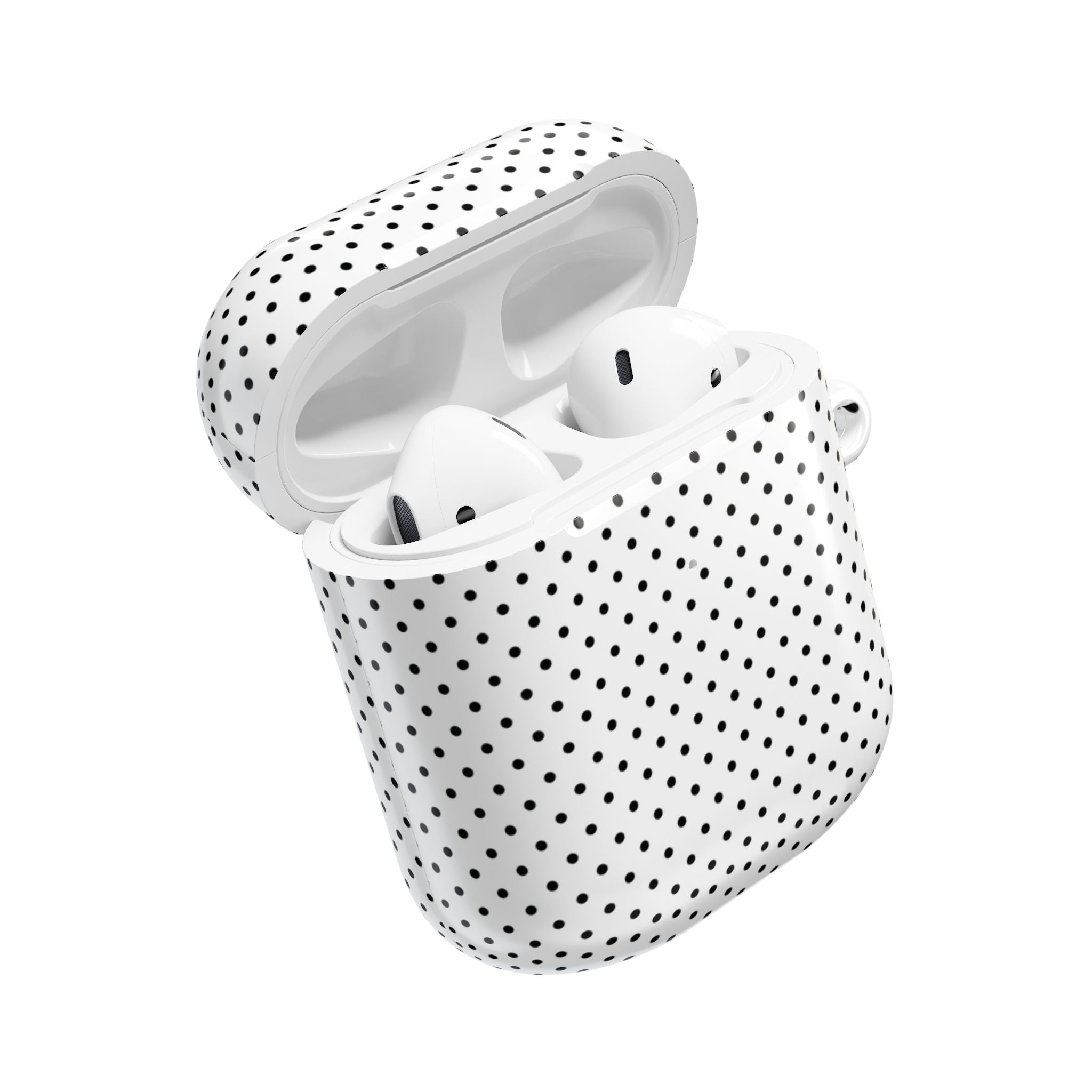 White Dotty AirPods Case