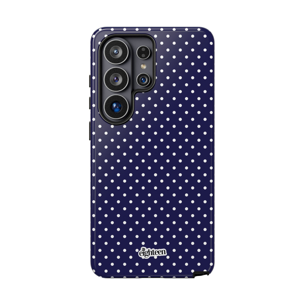 Deep Blue Dotty Phone Case