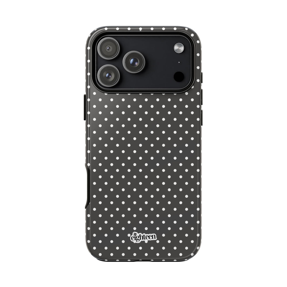 Charcoal Dotty Phone Case