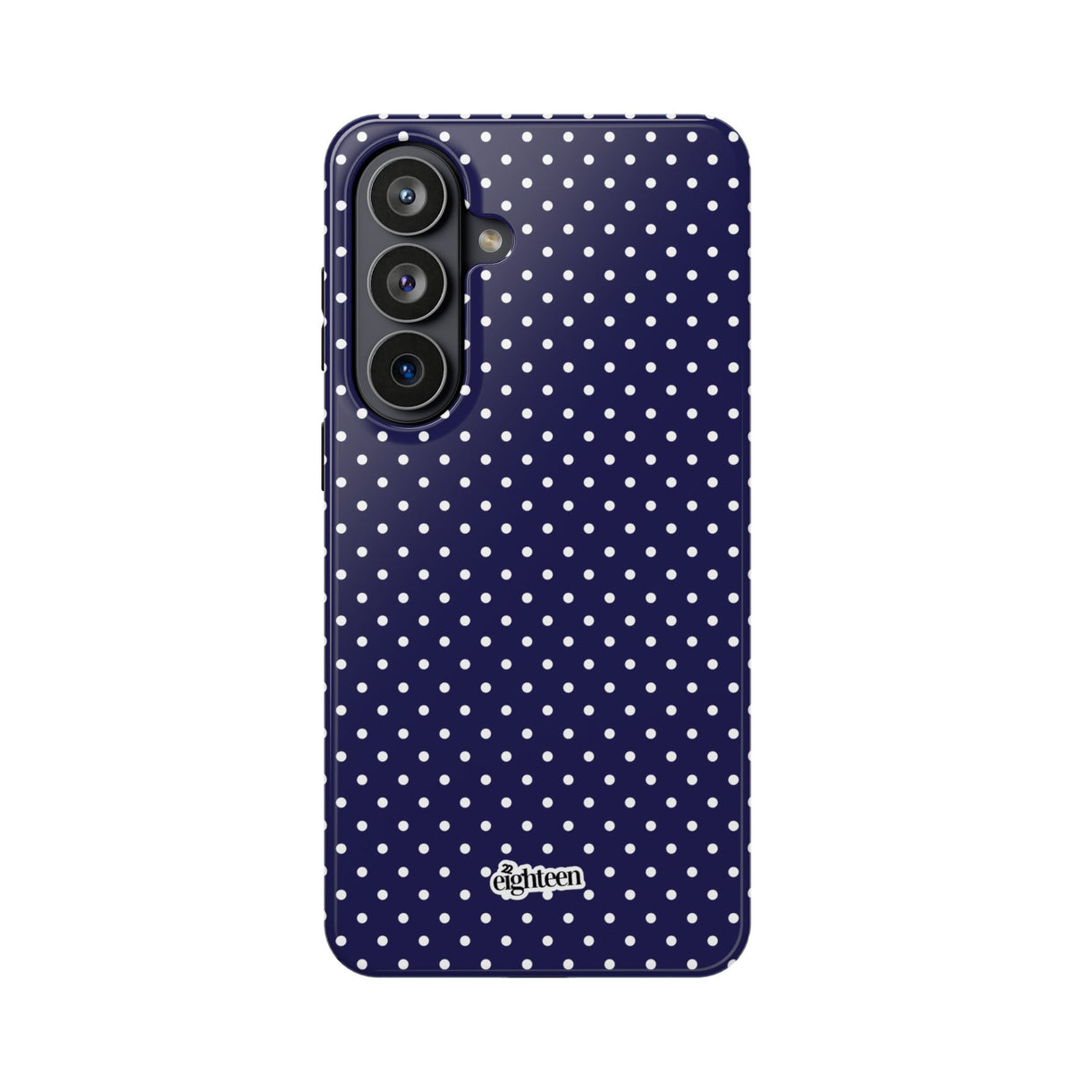 Deep Blue Dotty MagSafe Phone Case