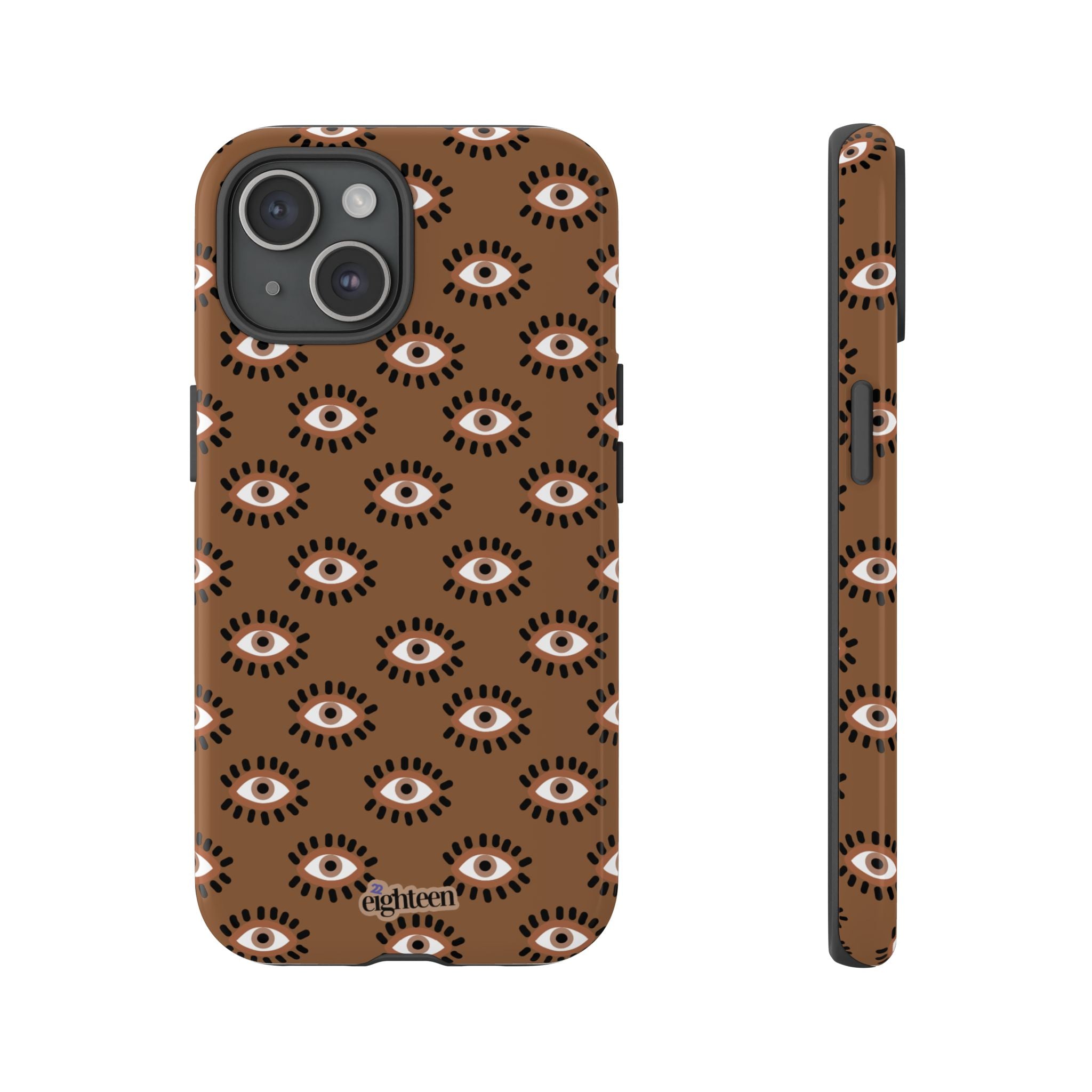 Brown Gaze Tough Phone Case