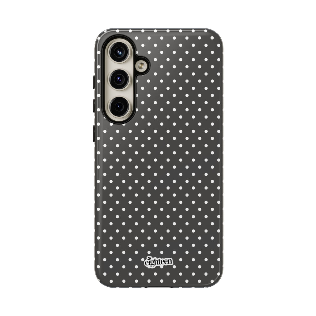Charcoal Dotty Phone Case