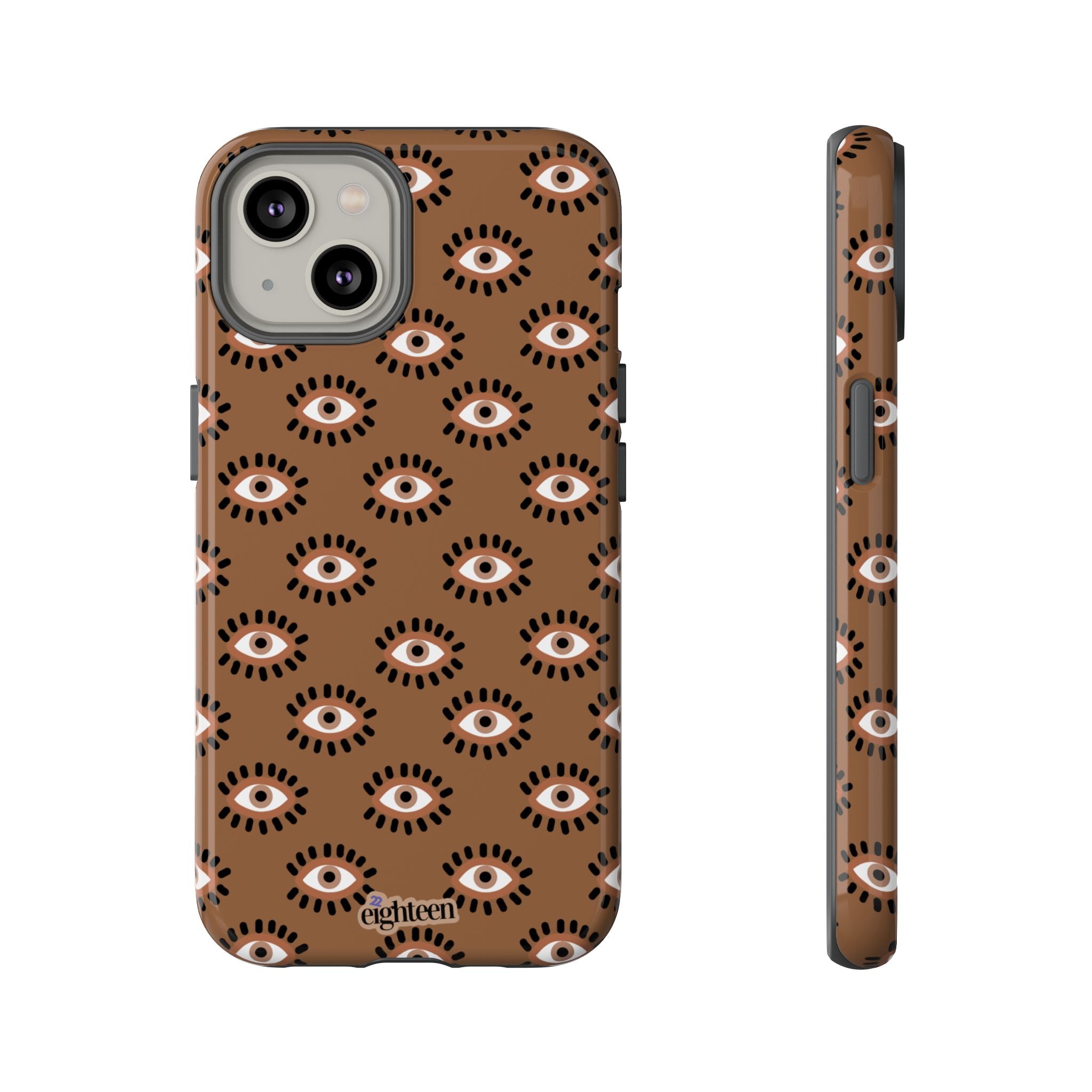 Brown Gaze Tough Phone Case