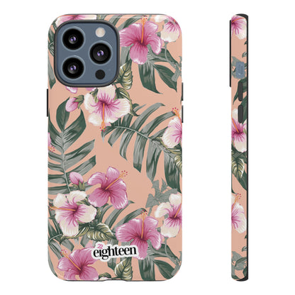 Hibiscus Haze Tough Phone Case