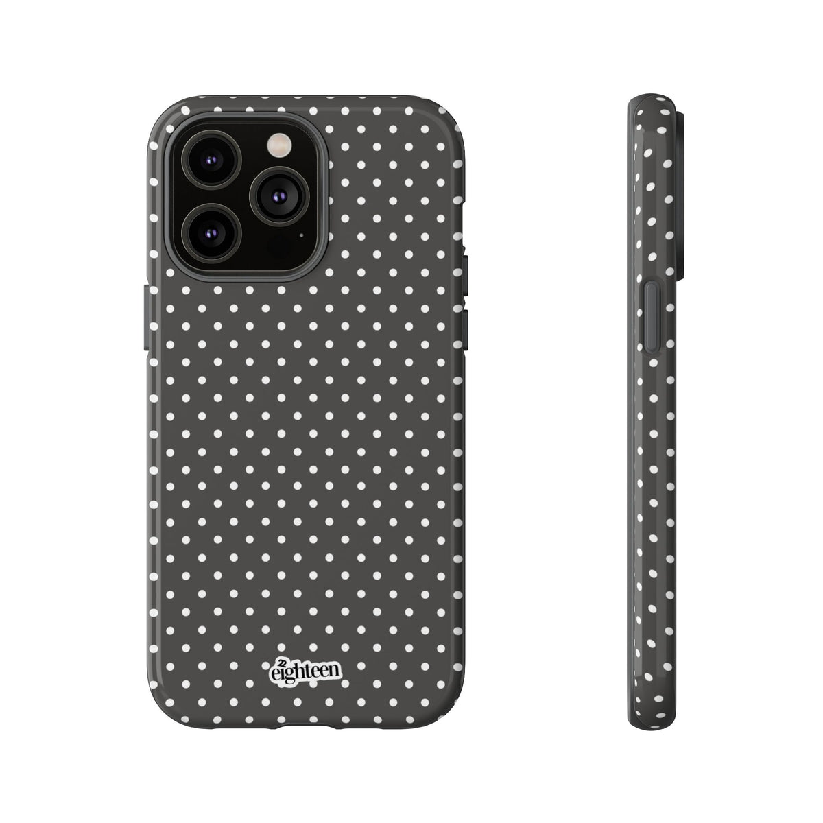 Charcoal Dotty Phone Case