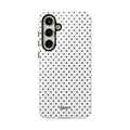 White Dotty Phone Case