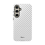 White Dotty Phone Case