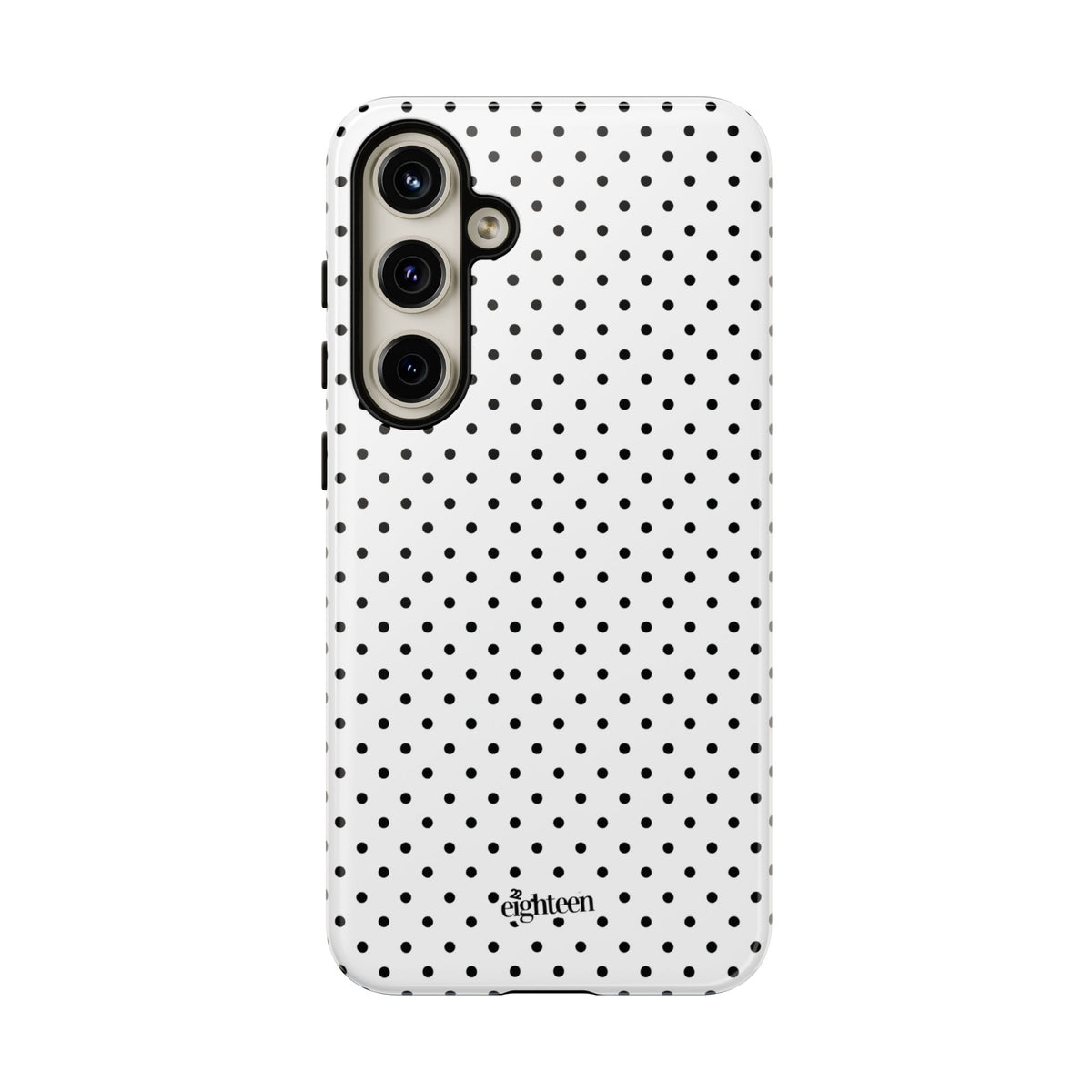 White Dotty Phone Case