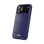Deep Blue Dotty MagSafe Phone Case