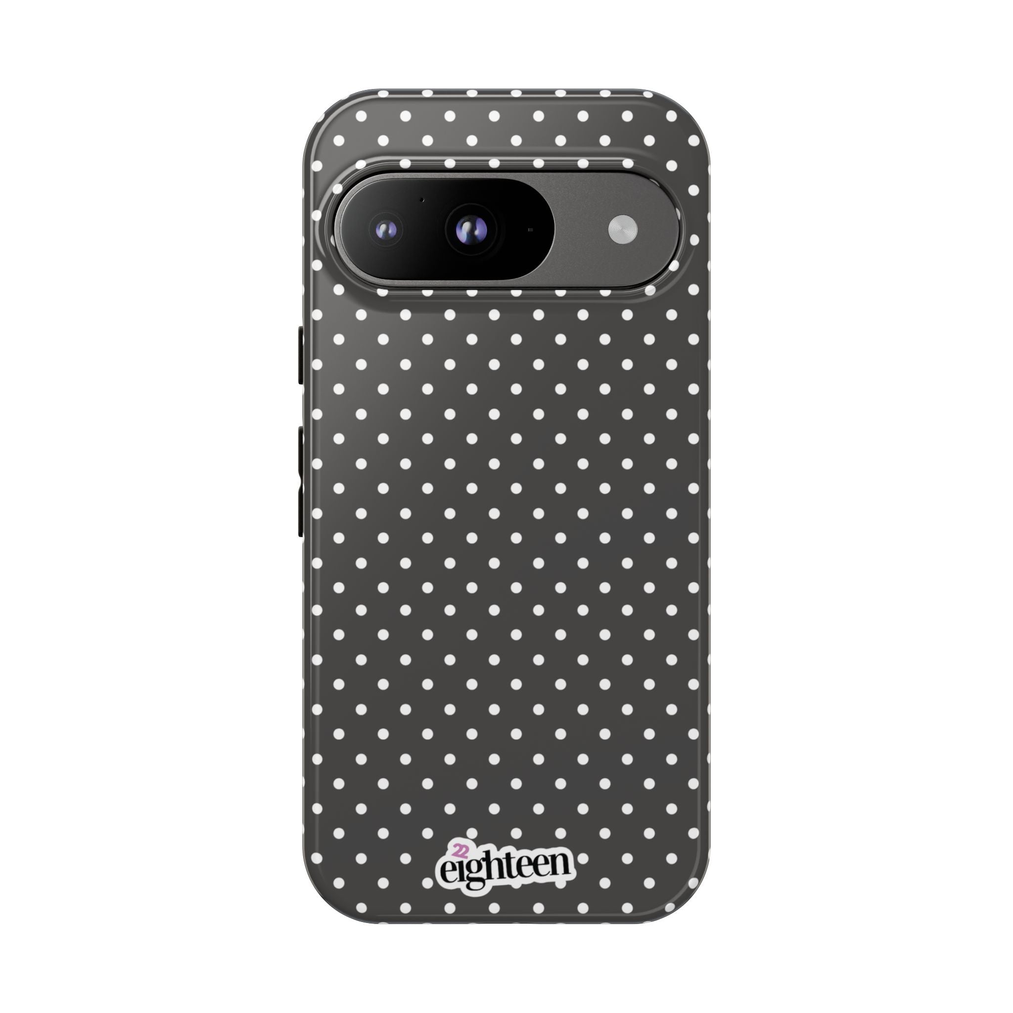 Charcoal Dotty Tough Phone Case