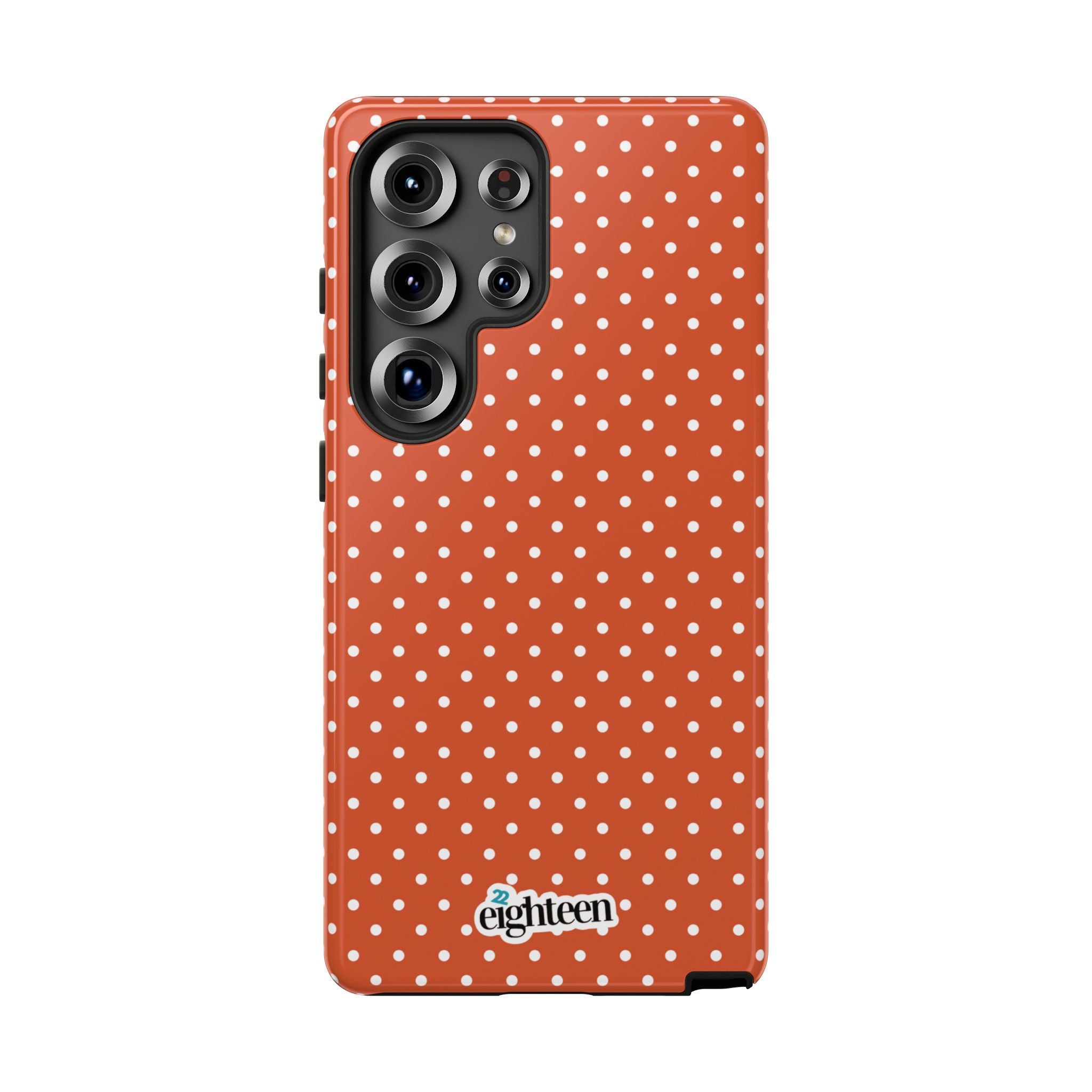 Harvest Orange Dotty Tough Phone Case