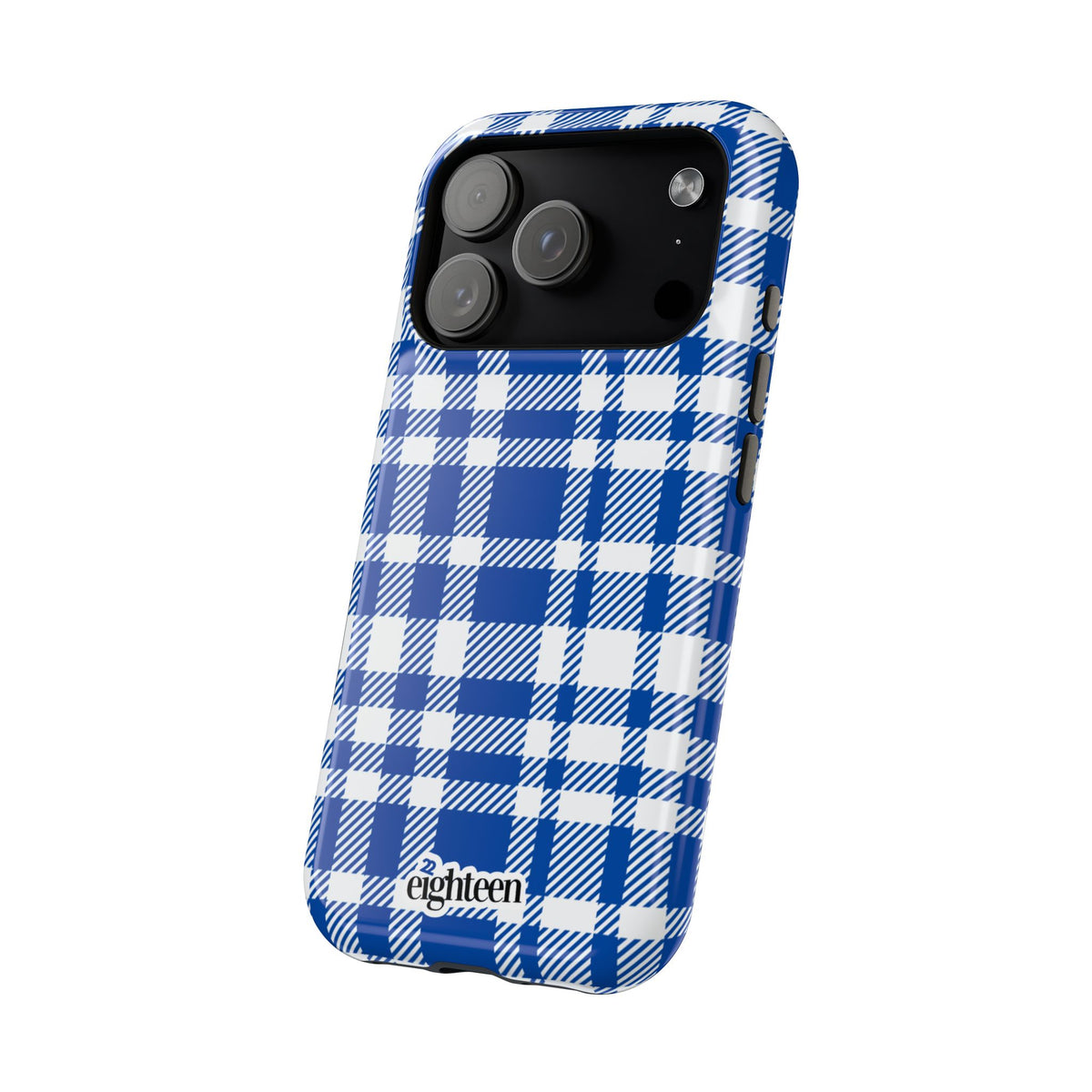 Royal Blue & White Interlude MagSafe Phone Case