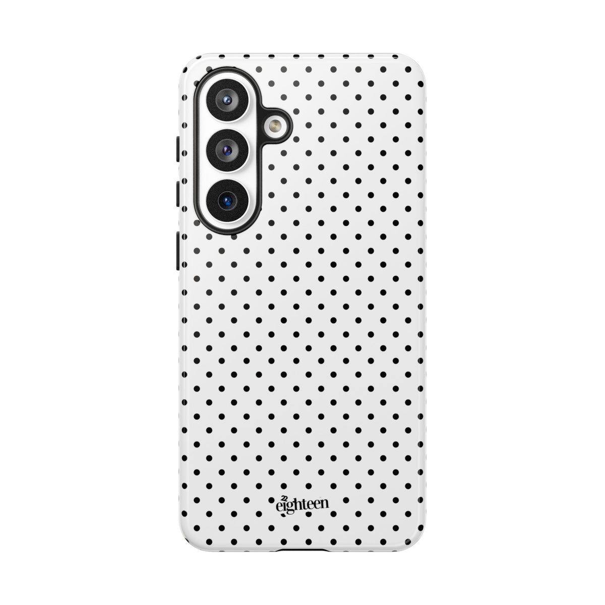 White Dotty Phone Case