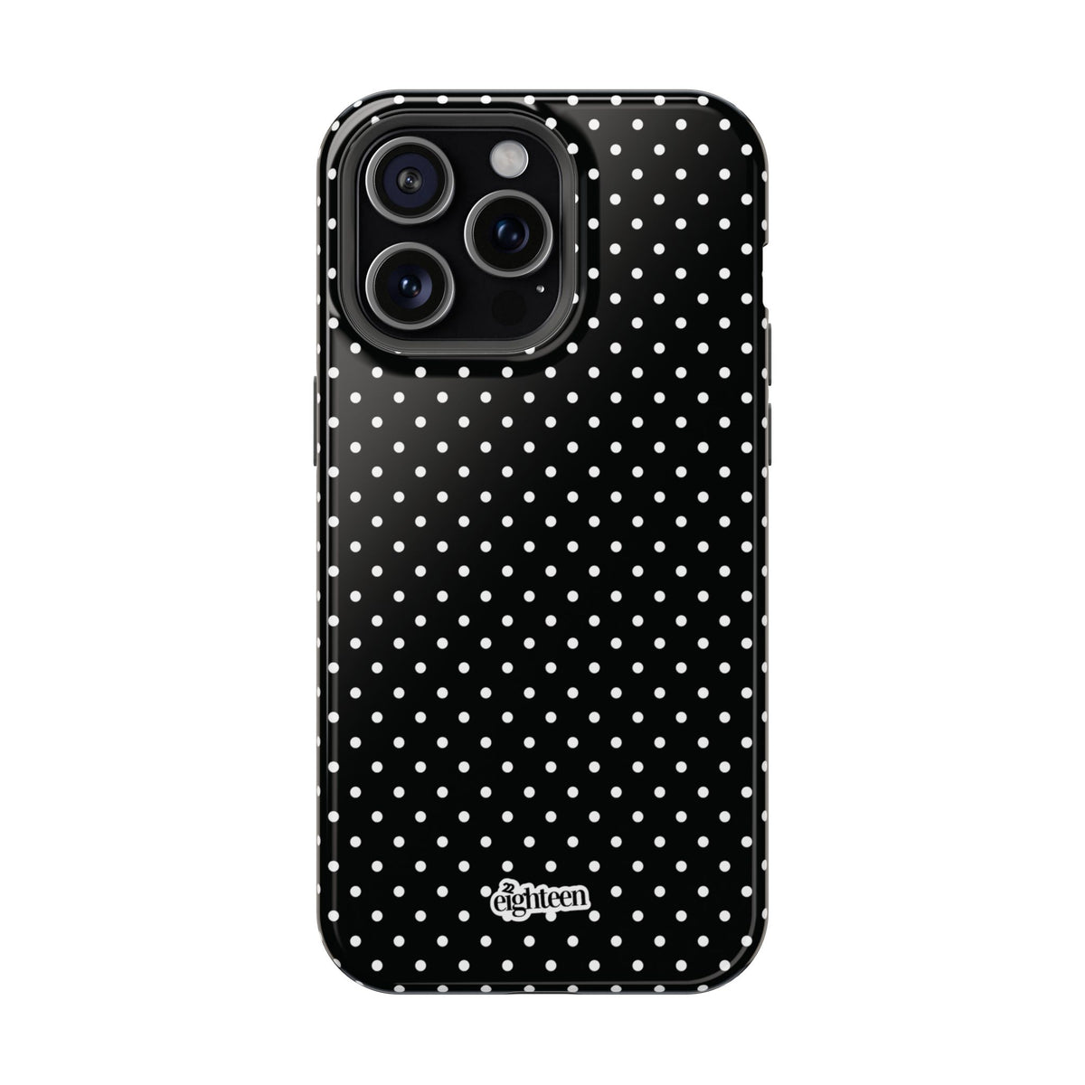 Black Dotty MagSafe Phone Case