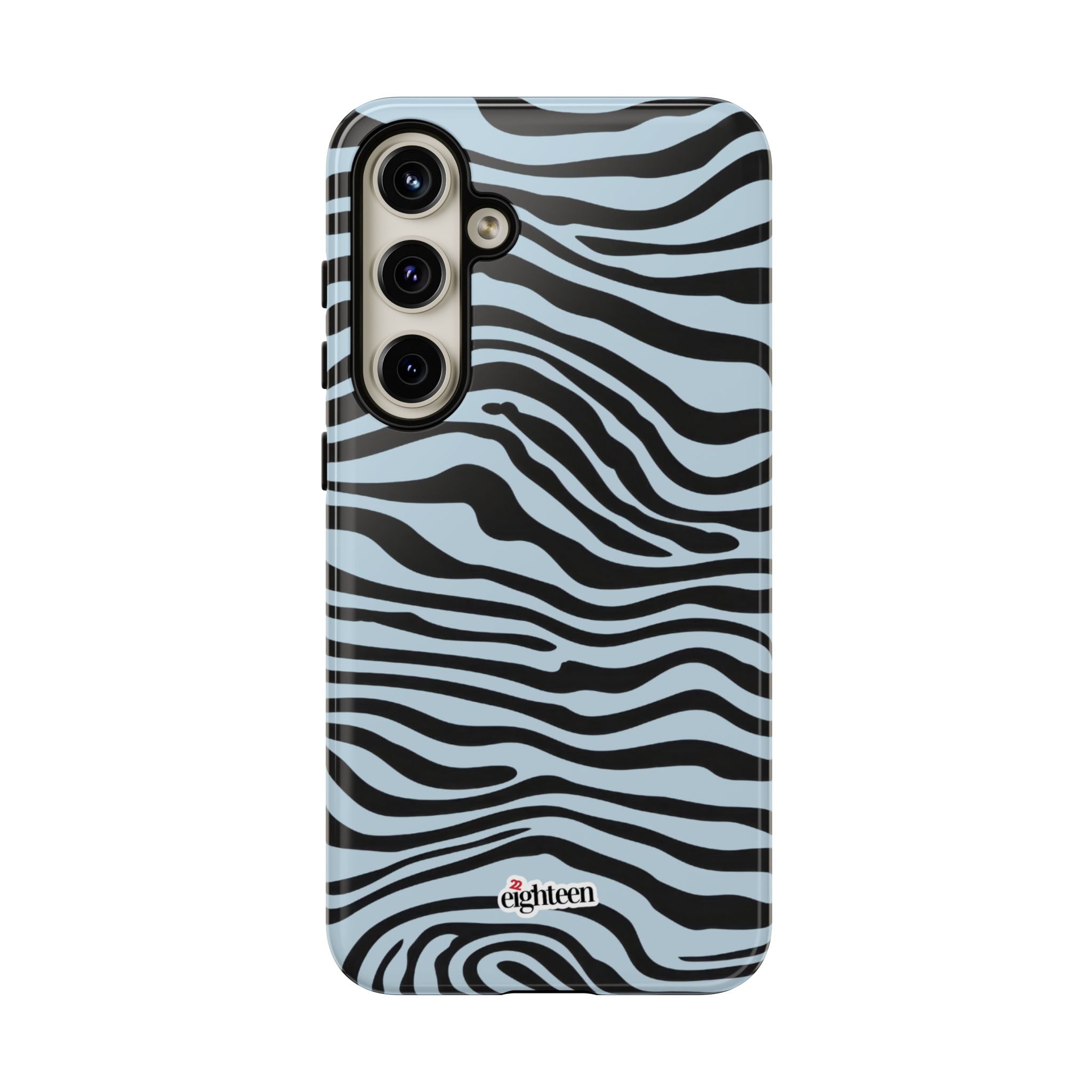 Blue Saharan Stripe Tough Phone Case