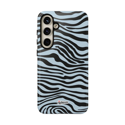 Blue Saharan Stripe Tough Phone Case