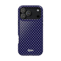 Deep Blue Dotty MagSafe Phone Case