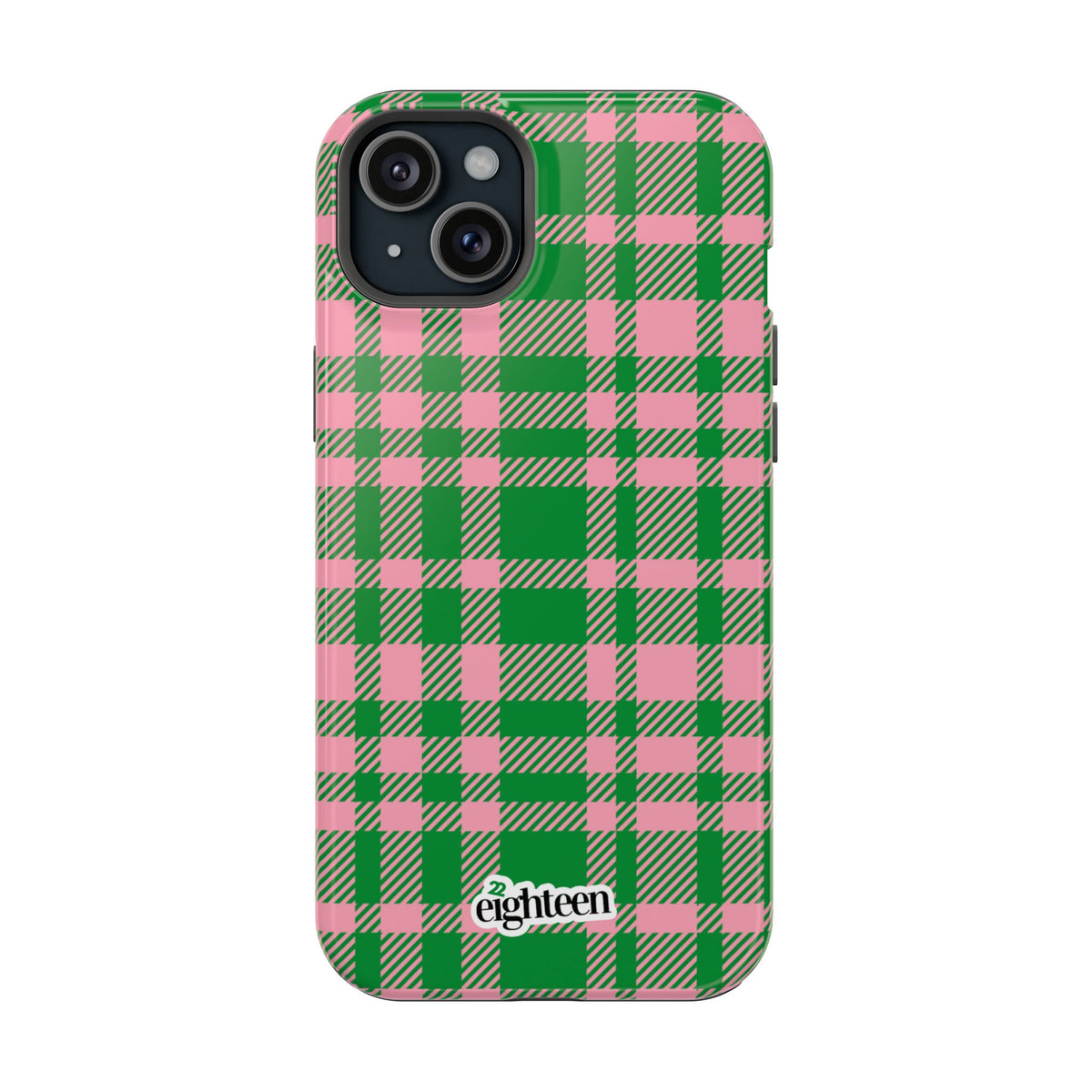 Pink Salmon & Apple Green Interlude MagSafe Phone Case