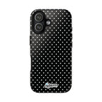 Black Dotty Tough Phone Case