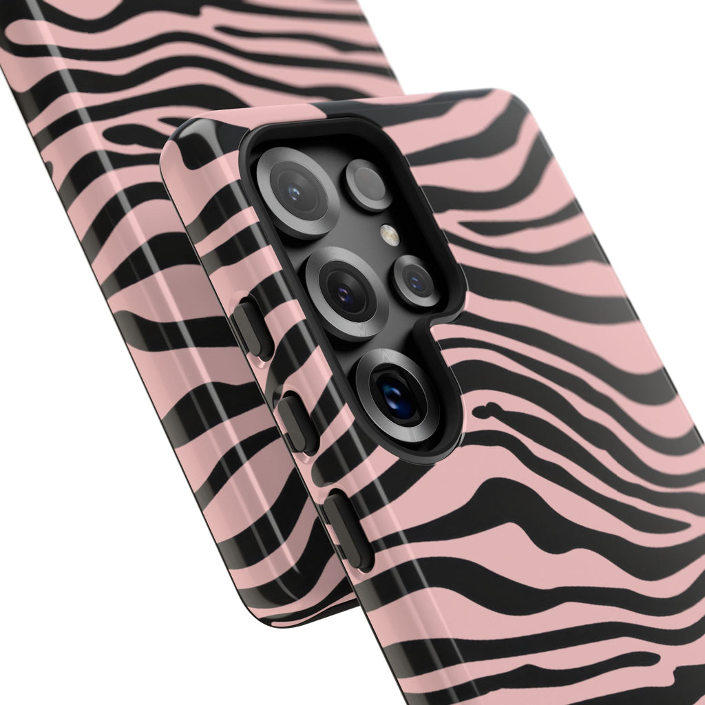 Pink Saharan Stripe Tough Phone Case