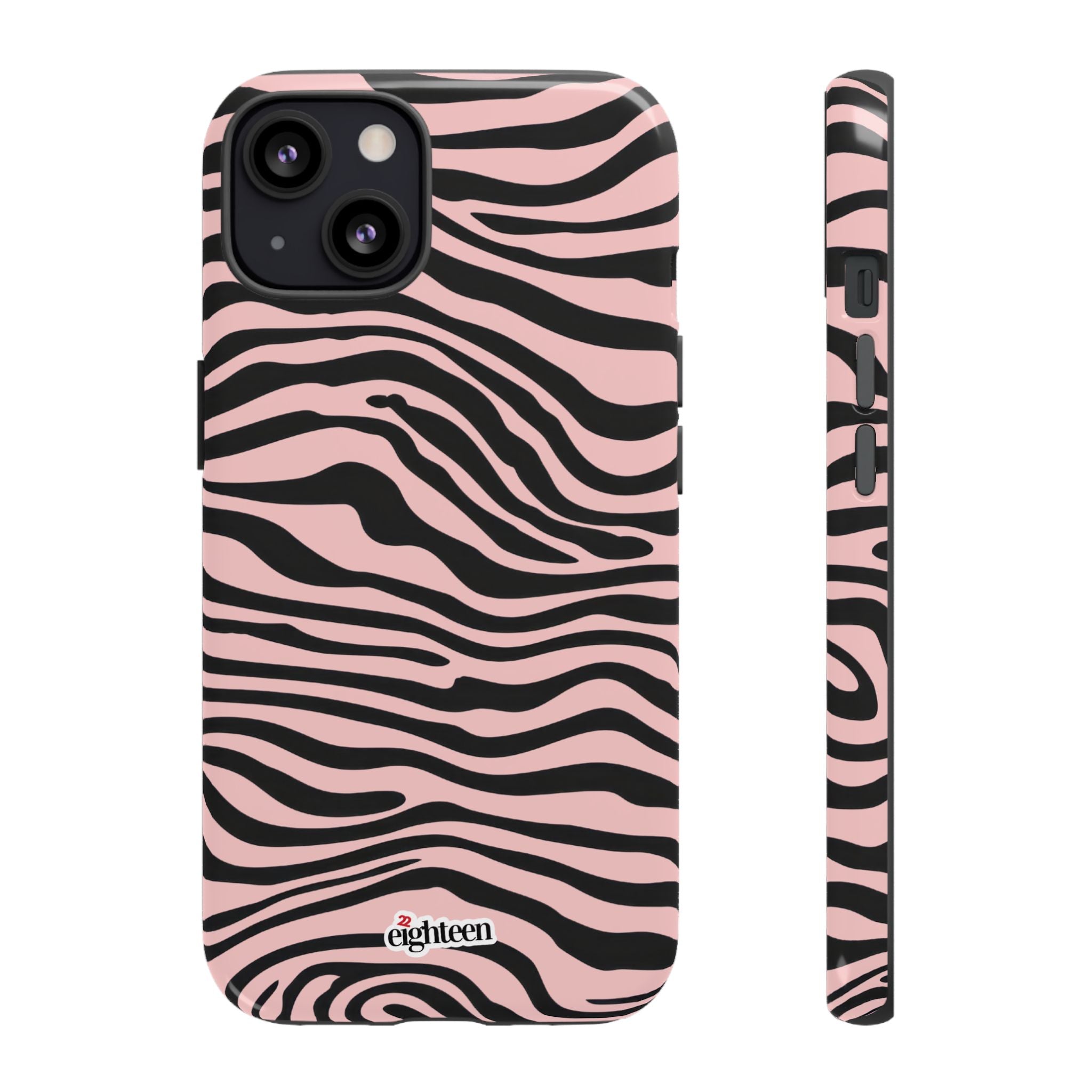 Pink Saharan Stripe Tough Phone Case