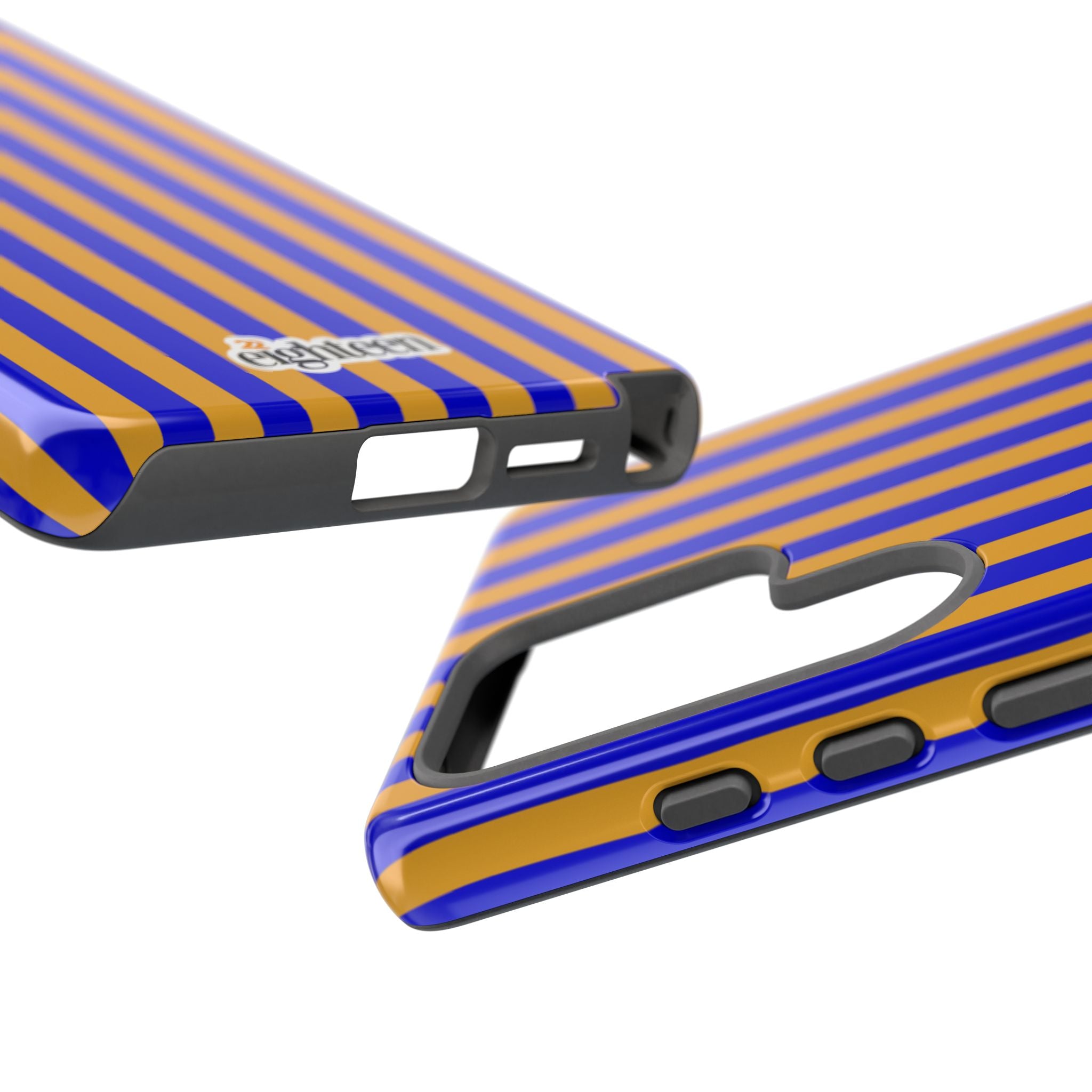 Royal Blue & Gold Baseline Tough Phone Case
