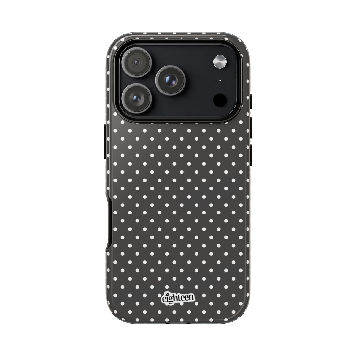 Charcoal Dotty Phone Case