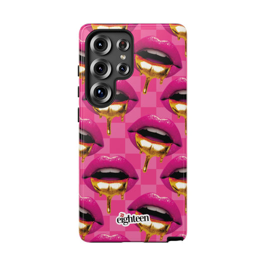 Pink Ms Pouty Tough Phone Case