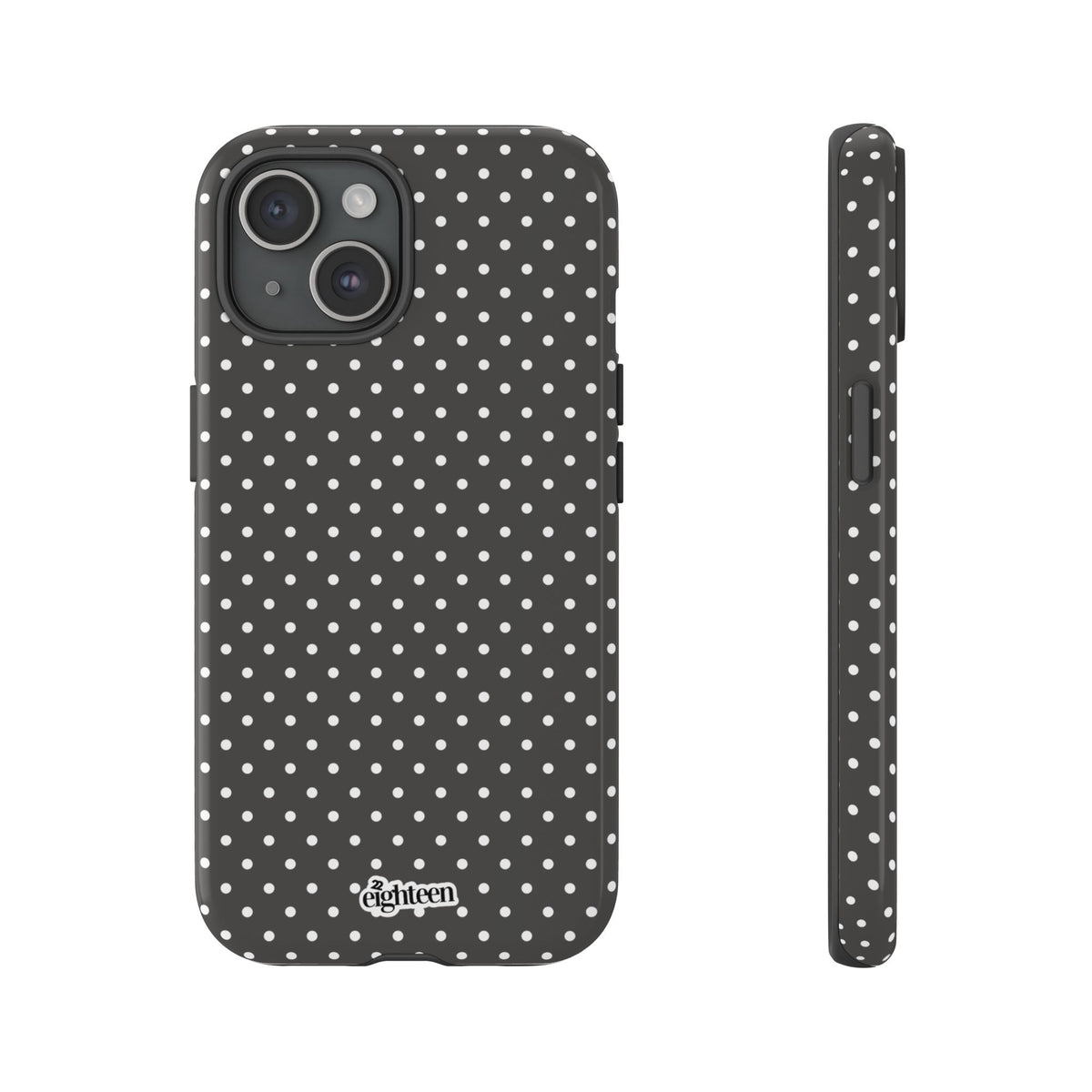 Charcoal Dotty Phone Case