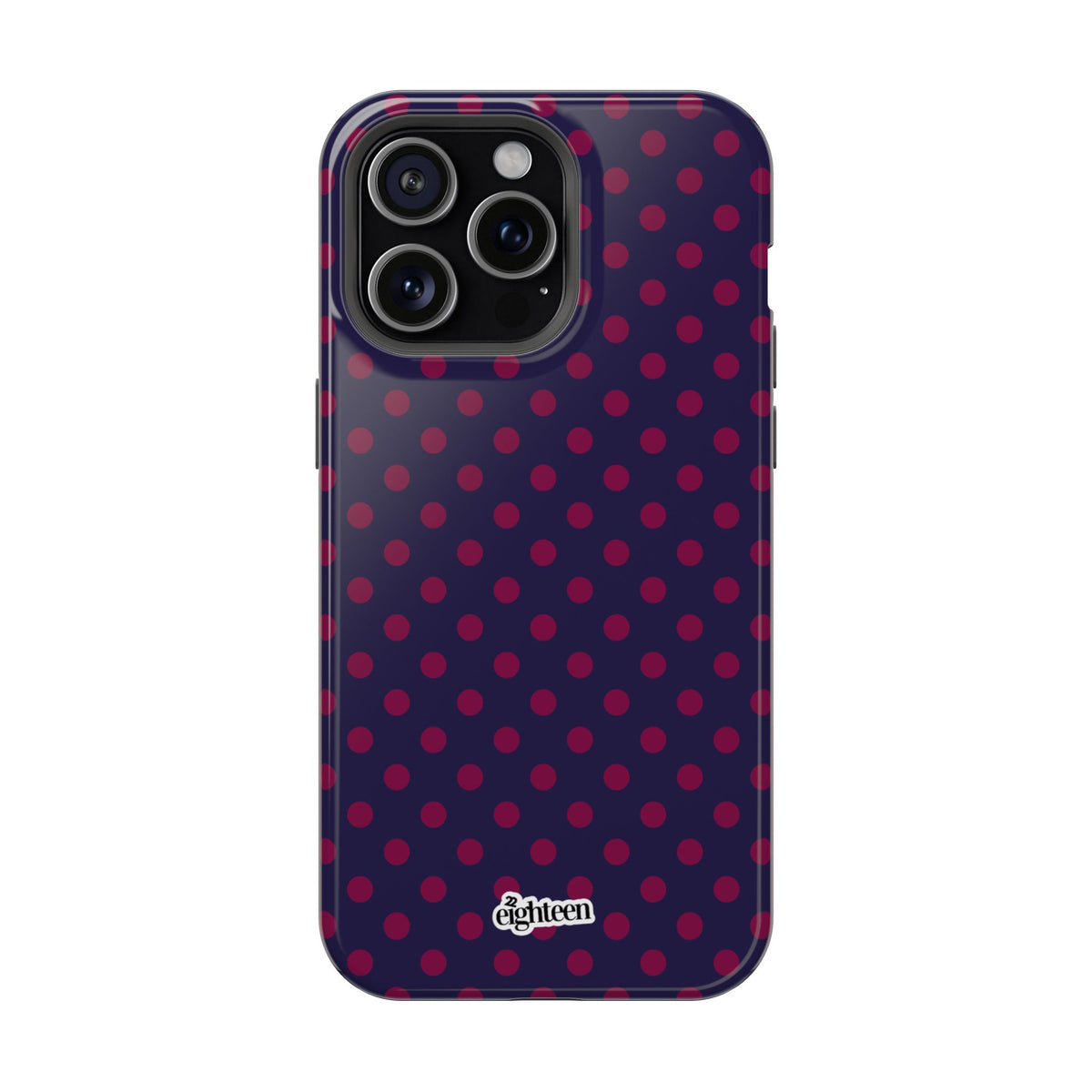 Night Blue & Burgundy Dot Theory MagSafe Tough Case