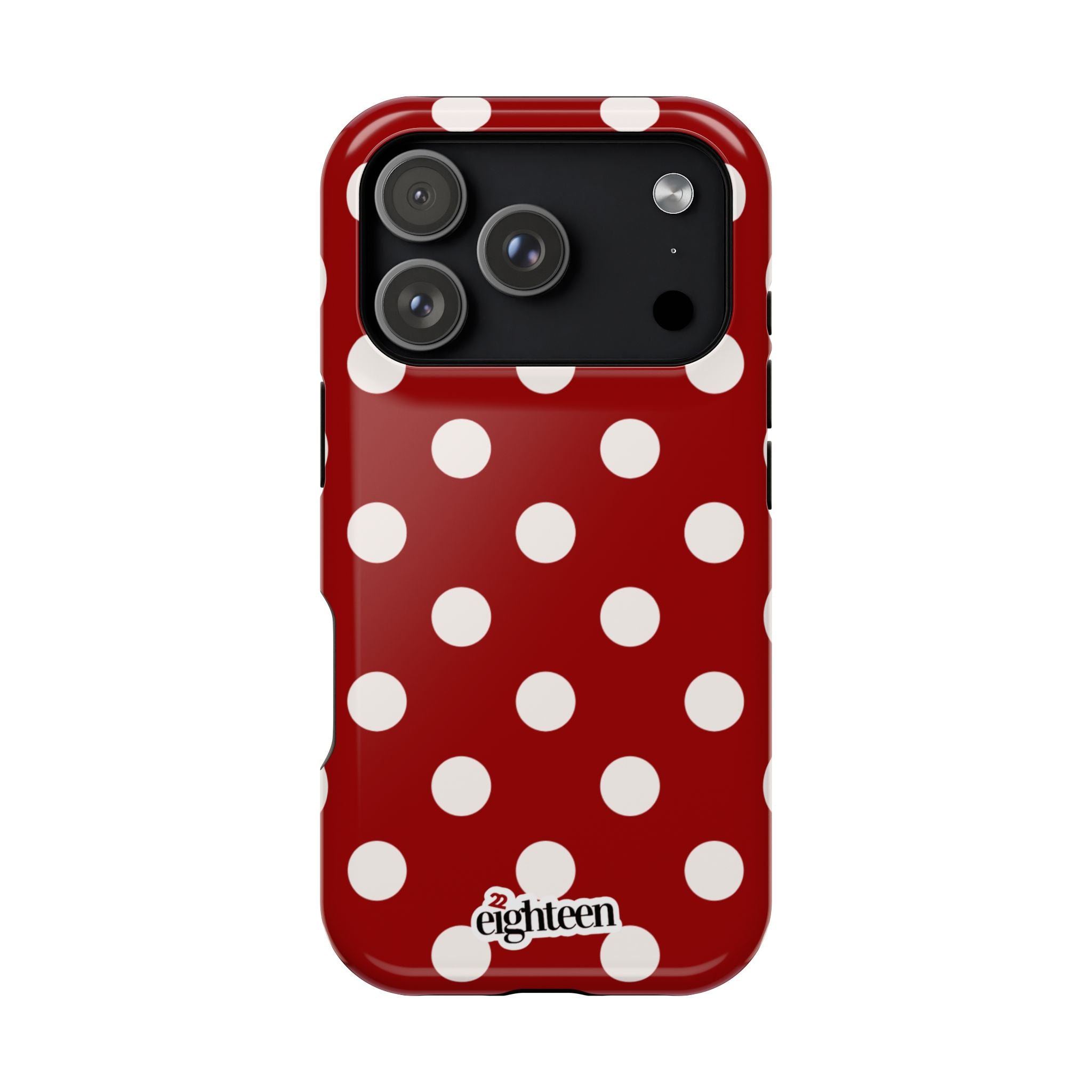 Crimson & Cream Dot Theory MagSafe Tough Case